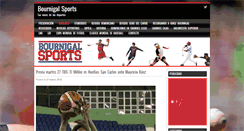 Desktop Screenshot of bournigalsports.com
