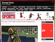 Tablet Screenshot of bournigalsports.com